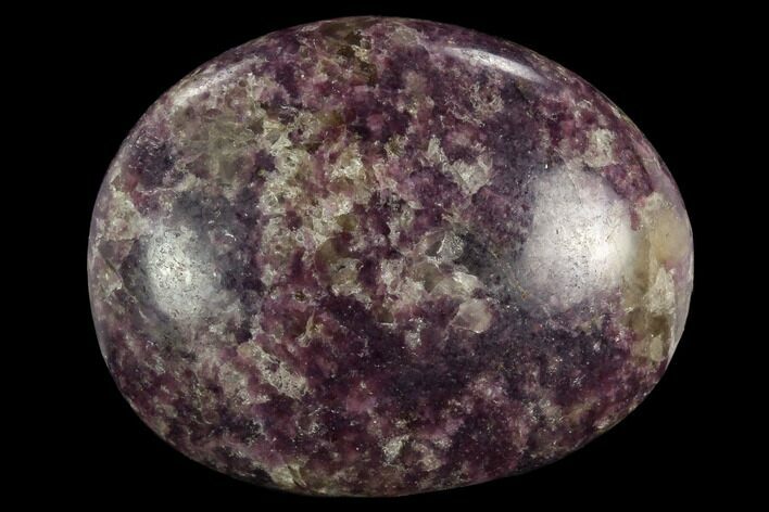 Sparkly, Purple Lepidolite Palm Stone - Madagascar #119312